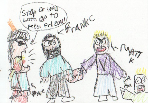 Frank and Matt Fight Over Lego