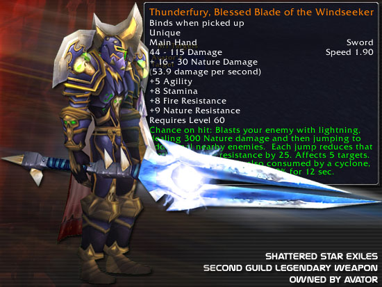 STR - Thunderfury - Second Guild Legendary Weapon