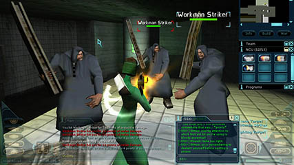 Three on one... oh dear