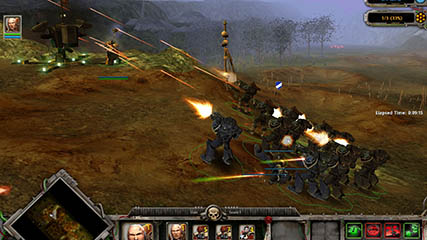 An SSX Army pushing to take a Strategic Point