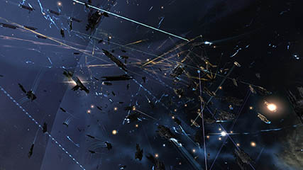 Coalition fleets engage Raiden and allies in Tenal.