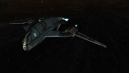 The Gallente Shuttle. Sleekly designed and one of my favourites