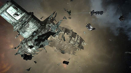 One of the more eerie wrecks in EvE