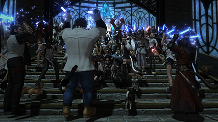 Yoshi-P visits Chaos during Gamescom 2019