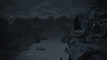 Anubis, The Azure Dragoon, watching over Coerthas