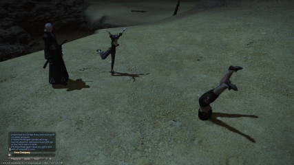 Anubis pondering how his life ended up involved in this crazy quest