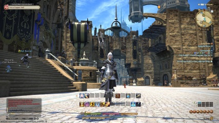 Anubis as a newbie - chilling in Uldah!