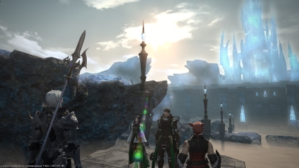 Anubis gazing upon the Crystal Tower