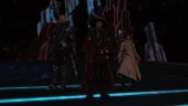 Isileth, M.Steiner and Anubis ready to face the Binding Coils of Bahamut