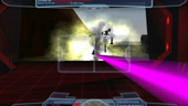 A Laser Weapon Destroys an Enemy MAV