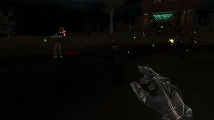 Fight outside McPherson Factory