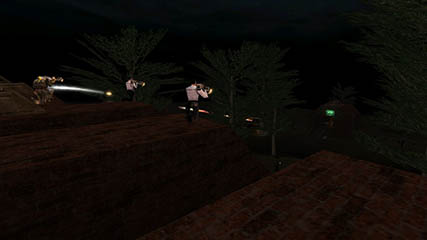 Tanks defending the outpost