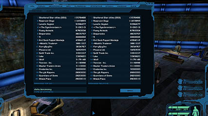 SSX become richest clan on Terra