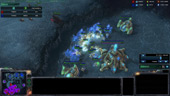 Starcraft 2 - A well placed Fungal Growth massacres MS' Probes