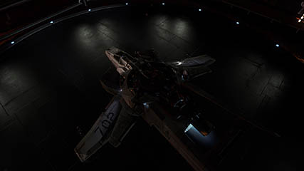 MS landing his Hornet on Dying Star Free Flight