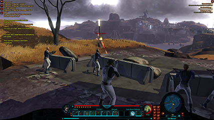 Early in-combat working UI [Beta 2010]