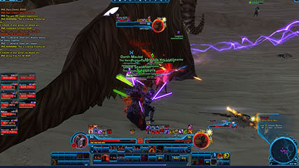 Syn'n, Eeks & MS taking down Infected Urtagh world boss with an OPs group [Rakghoul Plague Event]