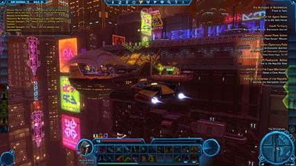 The Nar Shaddaa Shuttle Moves In to Land (Beta)