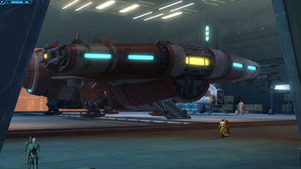 MS about to board his new starship [Beta]