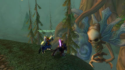 QD & MS infront of the World Tree in Hyjal